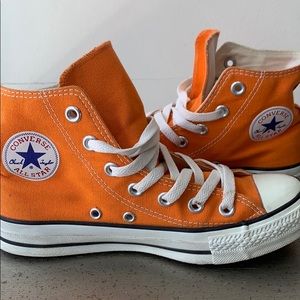 Orange Converse